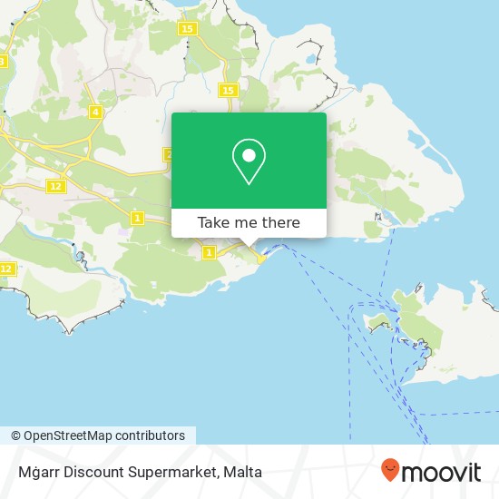 Mġarr Discount Supermarket map