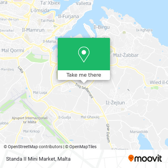 Standa II Mini Market map