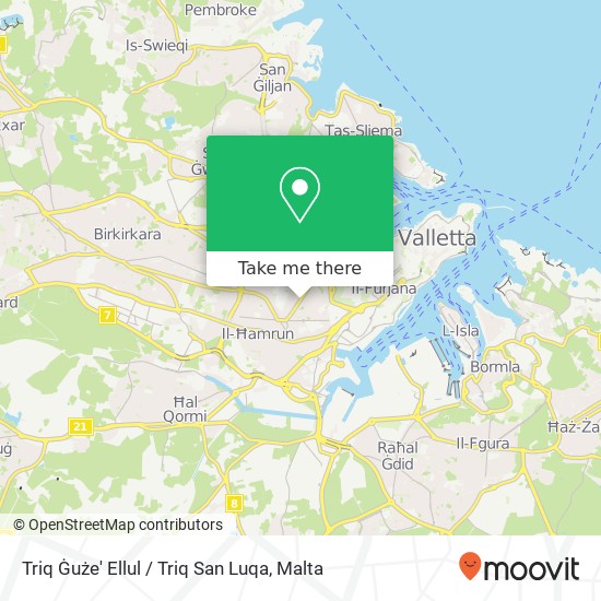 Triq Ġuże' Ellul / Triq San Luqa map