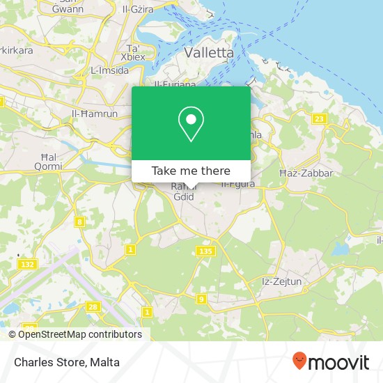 Charles Store map