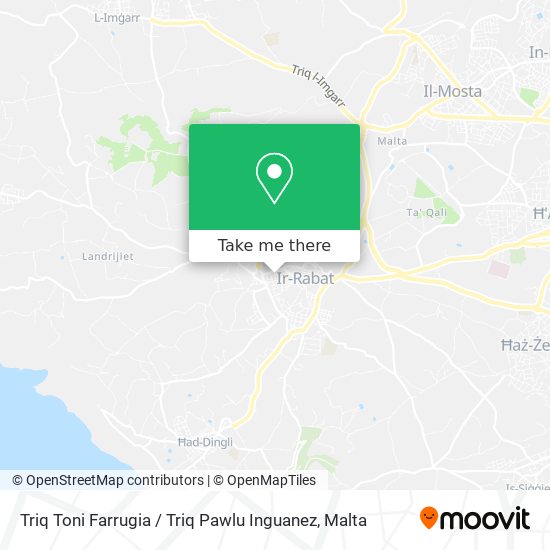 Triq Toni Farrugia / Triq Pawlu Inguanez map