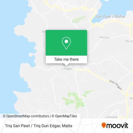 Triq San Pawl / Triq Dun Edgar map