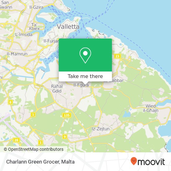 Charlann Green Grocer map