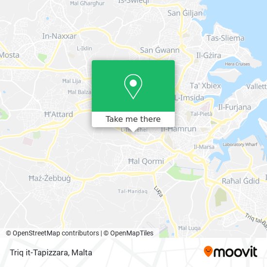 Triq it-Tapizzara map