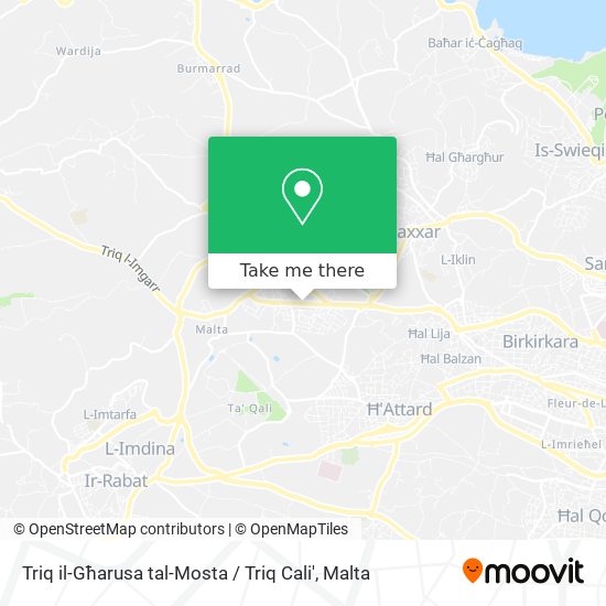 Triq il-Għarusa tal-Mosta / Triq Cali' map
