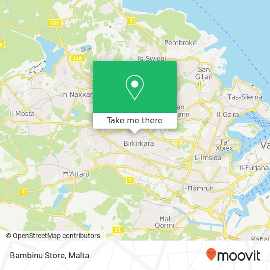 Bambinu Store map