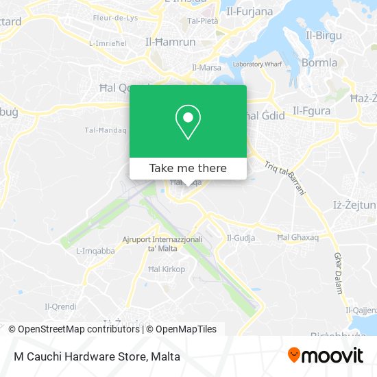 M Cauchi Hardware Store map