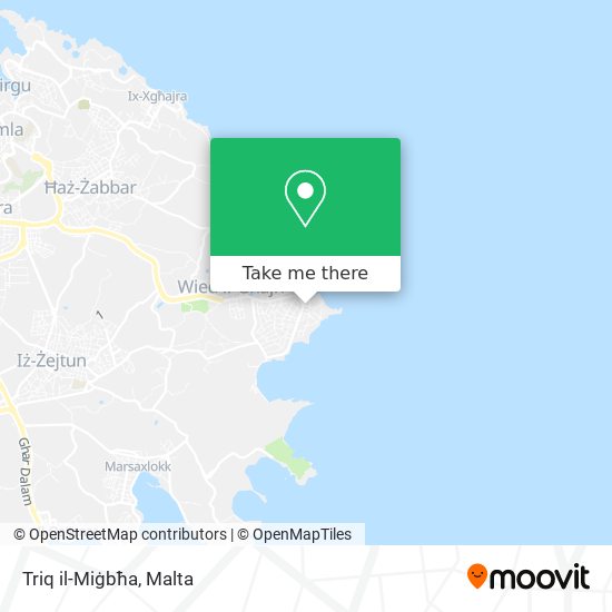 Triq il-Miġbħa map