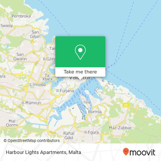 Harbour Lights Apartments map