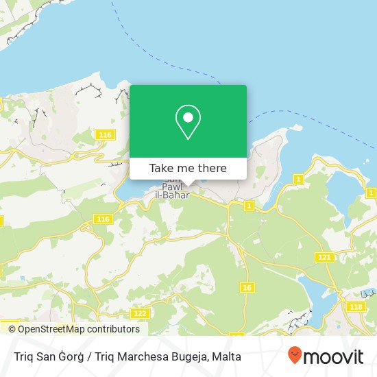 Triq San Ġorġ / Triq Marchesa Bugeja map