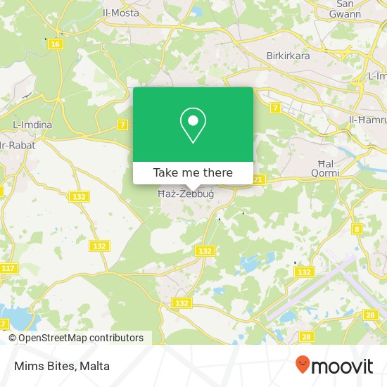 Mims Bites map