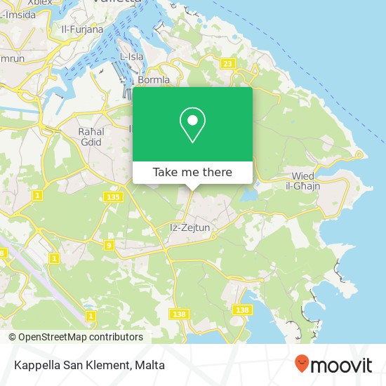 Kappella San Klement map