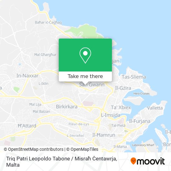 Triq Patri Leopoldo Tabone / Misraħ Ċentawrja map