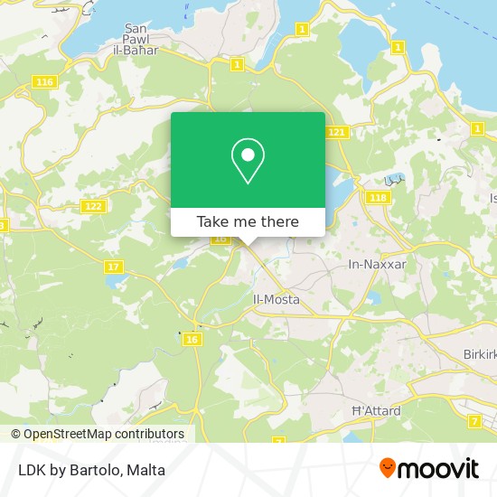 LDK by Bartolo map