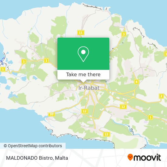 MALDONADO Bistro map