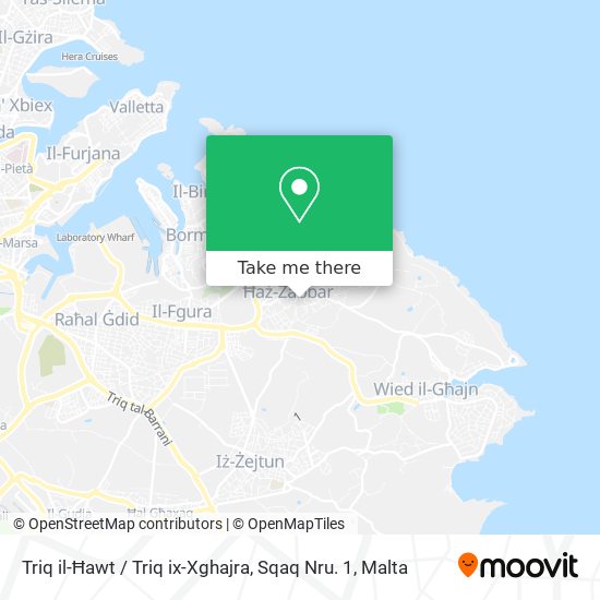 Triq il-Ħawt / Triq ix-Xghajra, Sqaq Nru. 1 map
