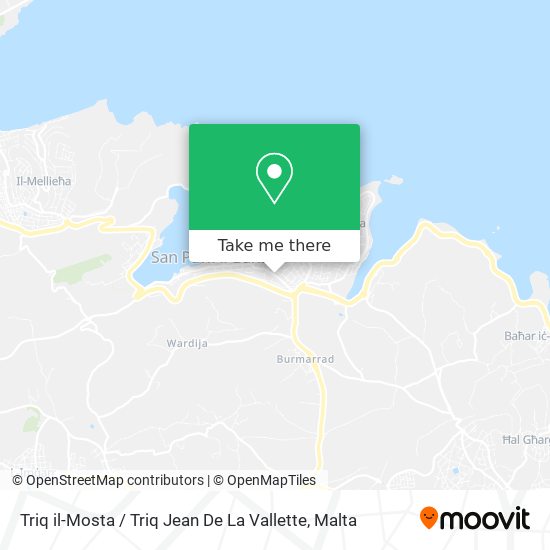 Triq il-Mosta / Triq Jean De La Vallette map