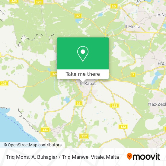 Triq Mons. A. Buhagiar / Triq Manwel Vitale map