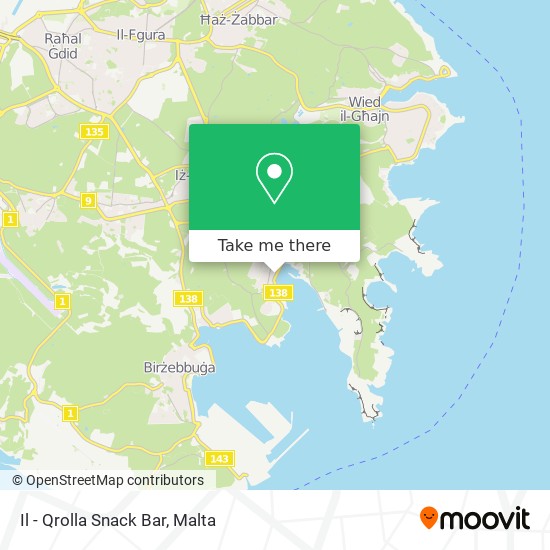 Il - Qrolla Snack Bar map