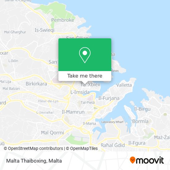Malta Thaiboxing map