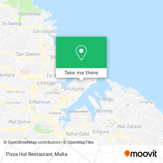 Pizza Hut Restaurant map