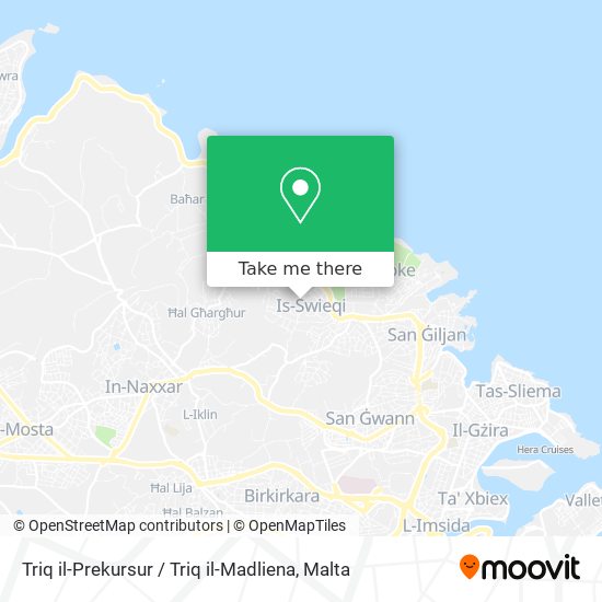 Triq il-Prekursur / Triq il-Madliena map