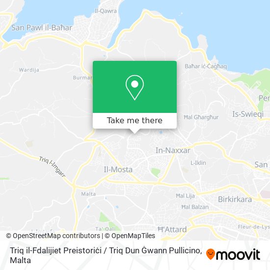 Triq il-Fdalijiet Preistoriċi / Triq Dun Ġwann Pullicino map