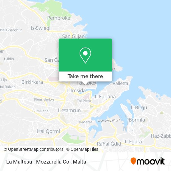 La Maltesa - Mozzarella Co. map