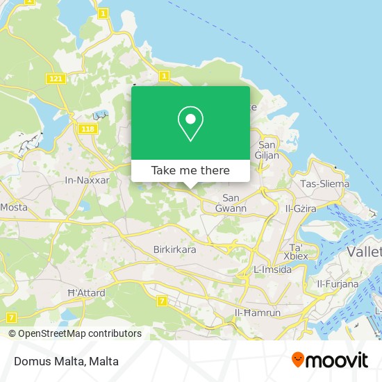 Domus Malta map