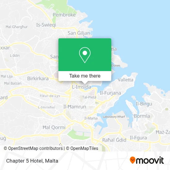 Chapter 5 Hotel map