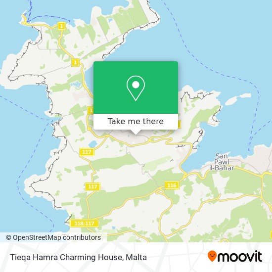 Tieqa Hamra Charming House map