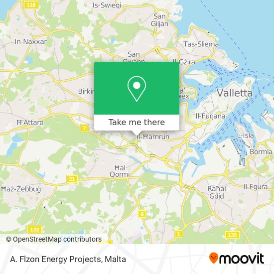 A. Flzon Energy Projects map