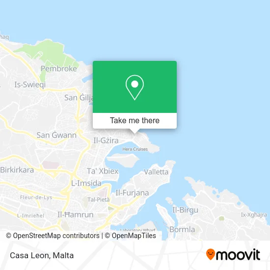 Casa Leon map