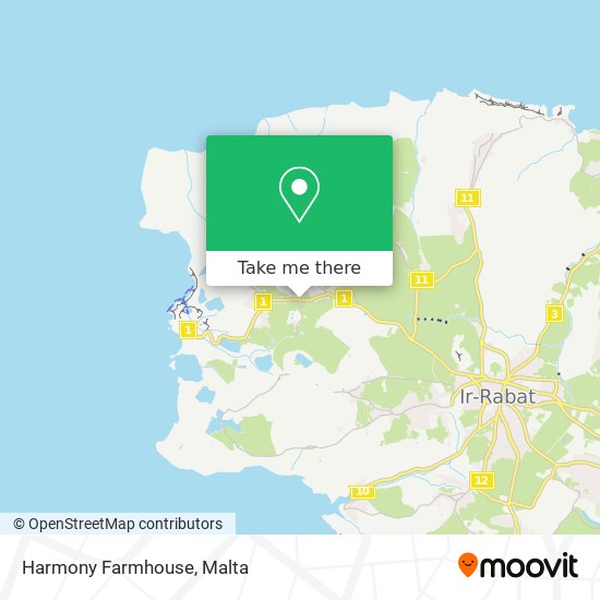 Harmony Farmhouse map