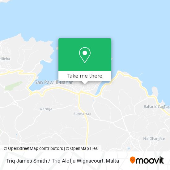 Triq James Smith / Triq Alofju Wignacourt map