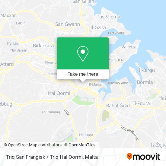 Triq San Franġisk / Triq Ħal Qormi map
