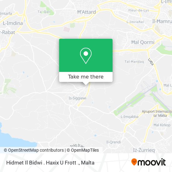Hidmet Il Bidwi . Haxix U Frott . map