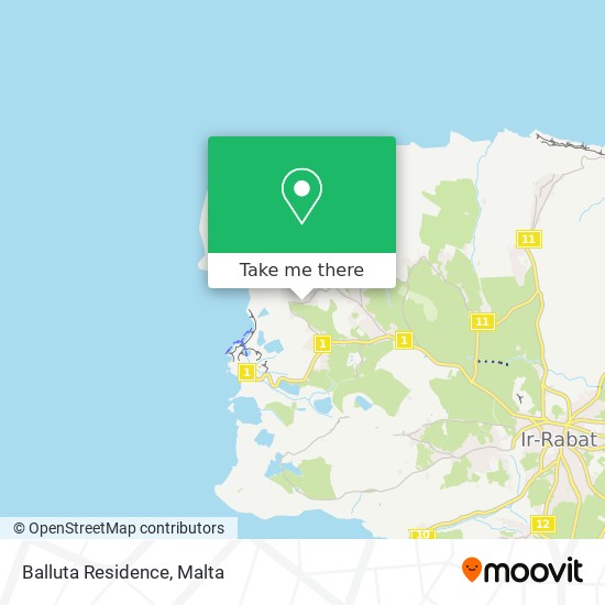 Balluta Residence map