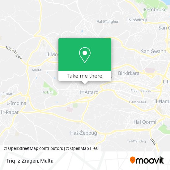 Triq iż-Zragen map