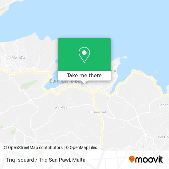 Triq Isouard / Triq San Pawl map