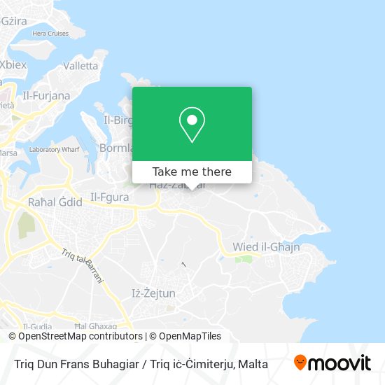 Triq Dun Frans Buhagiar / Triq iċ-Ċimiterju map