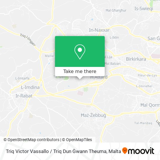 Triq Victor Vassallo / Triq Dun Ġwann Theuma map