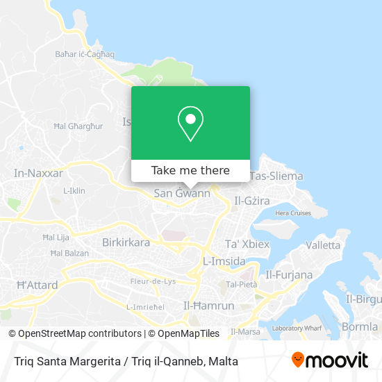 Triq Santa Margerita / Triq il-Qanneb map