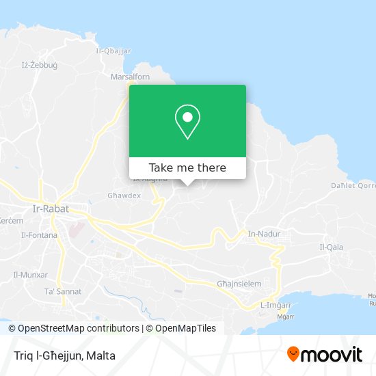 Triq l-Għejjun map