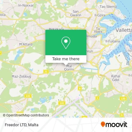 Freedor LTD map