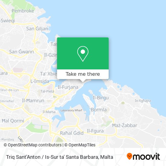 Triq Sant'Anton / Is-Sur ta' Santa Barbara map