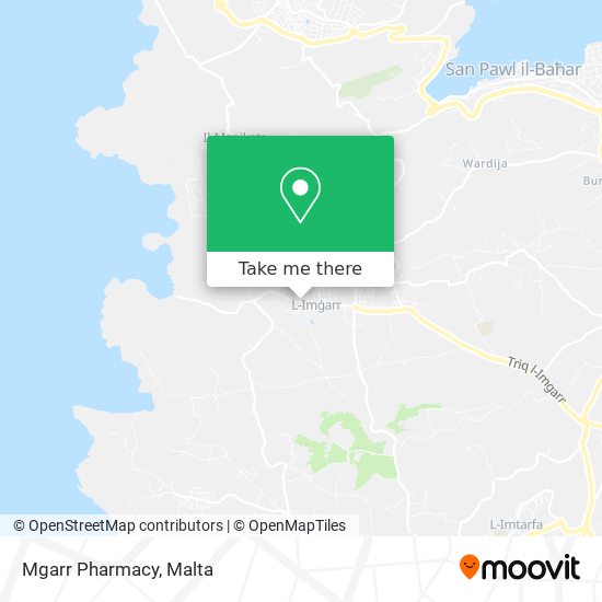 Mgarr Pharmacy map