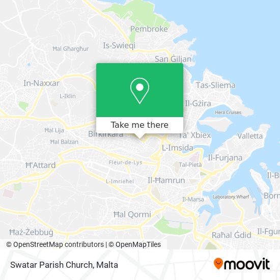 Swatar Parish Church map