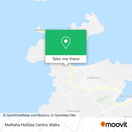 Mellieha Holiday Centre map