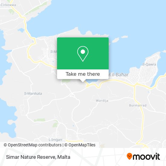 Simar Nature Reserve map